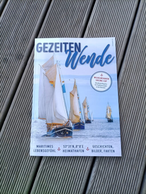 Cover des Magazins Gezeitenwende zum 20. Wilhelmshaven Sailing-CUP